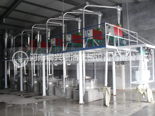 6組石磨面粉機設(shè)備